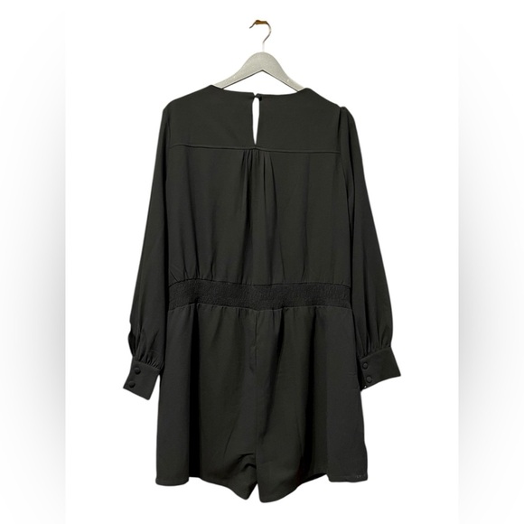 Evouges Black Long Sleeve Romper – 2XL - Picture 3 of 5